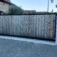 portail coulissant alu sur mesure - portail intérieur bois - nos réalisations - VERMETAL