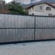 portail coulissant alu sur mesure - portail intérieur bois - nos réalisations - VERMETAL