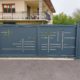 portail coulissant alu sur mesure - portail gris - nos réalisations - VERMETAL