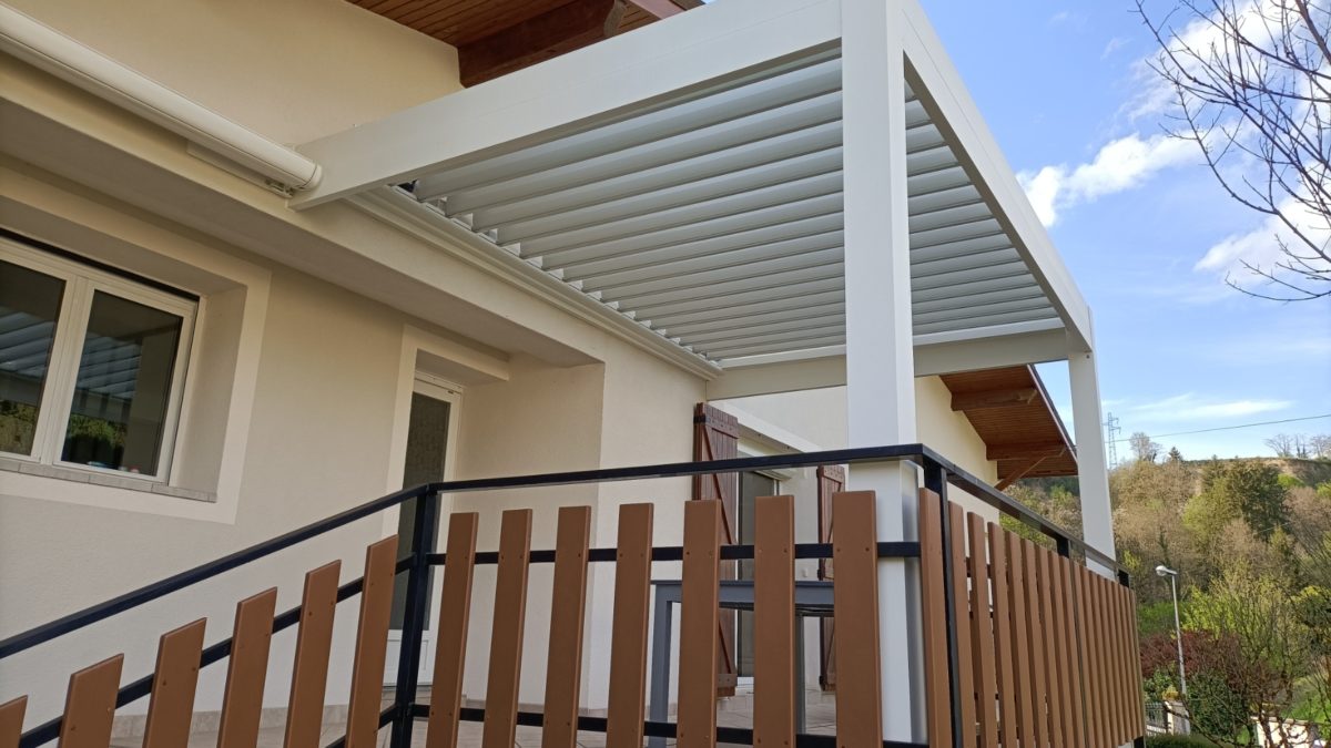 fabricant pergola alu - pergola bioclimatique - nos réalisations - VERMETAL