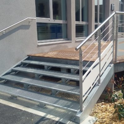 escalier exterieur terrasse - nos réalisations - VERMETAL 4