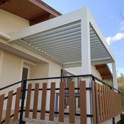 fabricant pergola alu - réalisations - VERMETAL