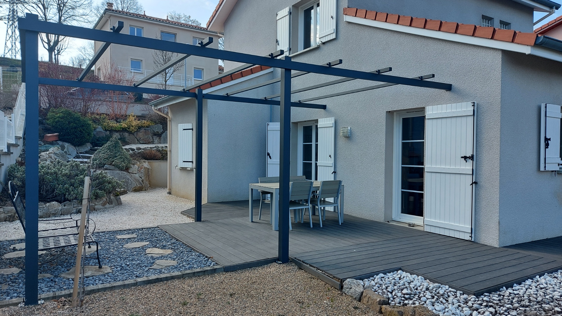 fabricant pergola alu - pergola bioclimatique - nos réalisations - VERMETAL